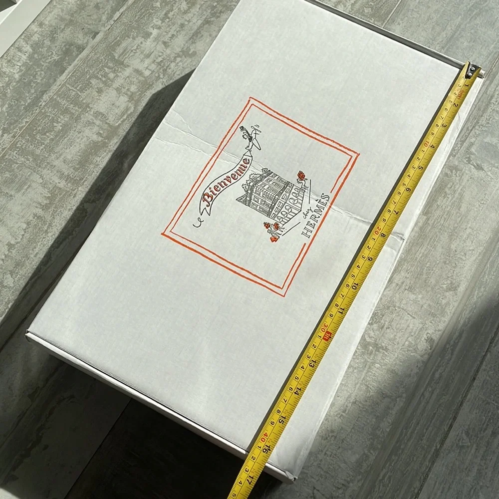 HERMES WHITE EMPTY BOX Chez Bienvenue Packing Box